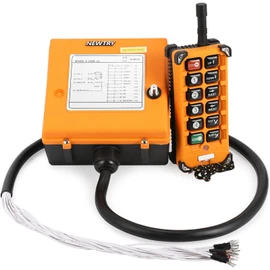 NEWTRY Wireless Crane Remote Control 12 Buttons 12V Industrial Channel Hoist Controller Electric Lift Wireless Switch Transmitter Receiver