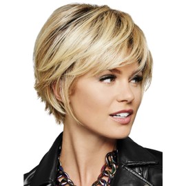TEXTURED FRINGE BOB Heat Friendly Synthetic Wig by Hairdo, 3PC Bundle: Wig, 4oz Mara Ray Enriched Shampoo, and 19 Page Belle of Hope Guide (R3025S+)