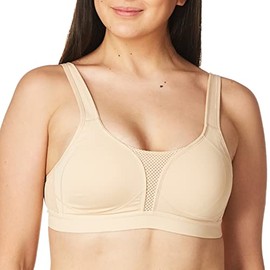 Amoena Brasier Deportivo para mastectomía de Alto Rendimiento Ligero para Mujer, Color Piel (Nude), (32) D