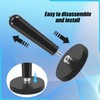 Lobamop 10 Pcs Car Wrap Black Gripper Magnet Holder For