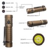 ThruNite T2 Rechargeable Flashlight 3757 High Lumens USB Type-C Fast