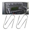 Dickno 4 PCS Car Radio Removal Pry Tool, U-Shaped Stainless
