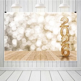 2026 Backdrop for Photography 7x5ft Fabric Golden Light Spots Backdrop for New Year,Graduation Senior Prom Party,Birthday Decoration Bokeh Photos Background