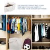 PuGez Foldable Triangle Hanger Bag with Handles, Space Saving Organisers