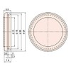 Joe Prince Takeshita Membrane Grommets 0.7 x 0.9 inches (18