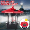 Erthree Garden Solar Lights, Outdoor LED Solar Lighthouse, Durable Rotatable