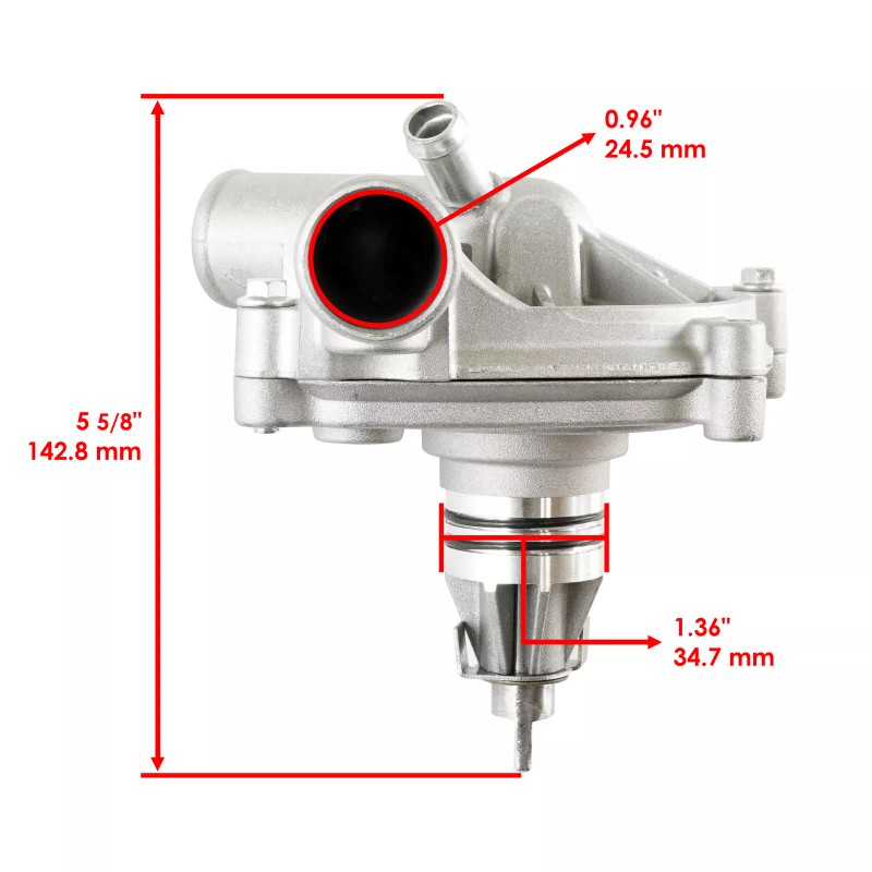 Caltric Water Pump Assembly fits Polaris Ranger XP 1000 2017-2021