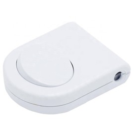 Foot Switch, 3-pole, 250V, 3A, both wires are switched, screwed contacts, white