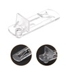 sourcing map 20pcs Cabinet Shelf Clips 5mm/0.2" Self-Locking Polycarbonate Plastic