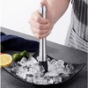 Cocktail Muddler,Silver Muddler,21cm Stainless Steel Cocktail Muddlers,cocktail Muddlers with Black