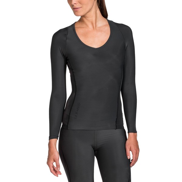 Skins RY400 Long-Sleeve Top grey grey Size:x - gross