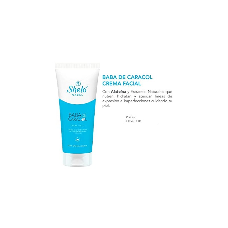 Kit Baba Caracol Facial Antiarrugas Regenerador Celular Desvanece Cicatrices Líneas