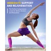 CAMBIVO Calf Compression Sleeves for Men & Women, 2 Pairs