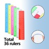 ZoeTekway Plastic Small Ruler Children's Small Ruler Primary School Flexible