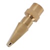 Fan Shaped Fountain Nozzle Copper Adjustable Uniform Water Spray Fan