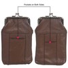 Leather Cigarette Case Pack Holder Regular or 100's Lighter Pocket