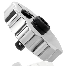 YAKAMOZ Mini Finger Ratchet Thumbwheel, 2 in 1 Stubby Thumb Ratchet Screwdriver 1/4 Drive Finger Socket Driver 1/4 Hex Bit Driver Palm Ratchet Wrench for Tight Spaces