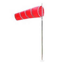 Wind Sack 윈드삭 풍향계 정원 옥외 방향 안전검사 측정 풍량 [윗부분 두꺼워지고 굵어짐] Wind Sack Anemometer Garden Outdoor Direction Safety Inspection Measurement Air Flow [Thickened and Enlarged Top Part]