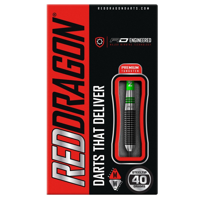 RED DRAGON Titan 2-40g Tungsten Darts Set with Flights and