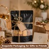 200pcs Black Mylar Bags 8x12 Stand Up Resealable Mylar Bags