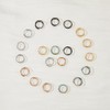 UNICRAFTALE 10 Pairs 5 Colors Double Hoop Earrings Classic Hoop