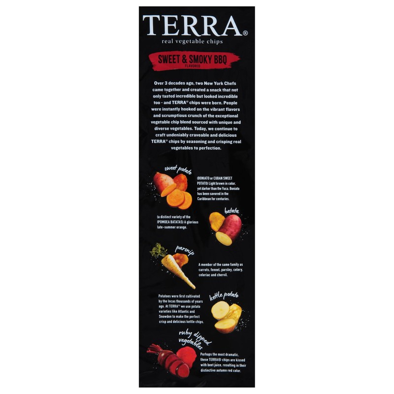 Terra Vegetable Chips, Sweet & Smoky BBQ, 5 oz (Pack