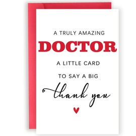 Abeletree Abeletree Thank You Doctor Card, Doctor Appreciation Gifts for Men Women, Appreciation Card for Hospital Medical Staff, Gifts for Doctors
