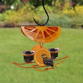 Panacea Audubon 053356 4 Ports Oriole Metal Fruit & Nut Feeder