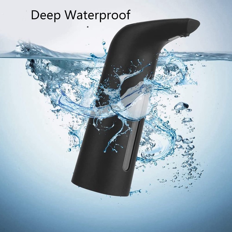 Shiphose Black Automatic Soap Dispenser Touchless, Liquid Soap Dispenser for
