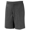 School Uniform Flat Front Classic Shorts Grey 36"