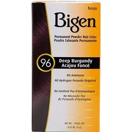 Bigen Permanent Powder Hair Color 96 Deep Burgundy 1 ea 0.21 oz