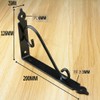 Antique Iron Bracket L Shape Shelf Brackets Hardware Shelf Set
