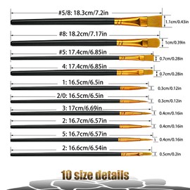 LIANRISES 30 Stück Pinsel Kinder Acrylfarben, Pinselset Kinderschminken, Schminkpinsel Schule, Nylonhaut für Wasserfarben, Ölgemälde, Wasserpulver, Ornamente, Modelle, Statuen, Nägel