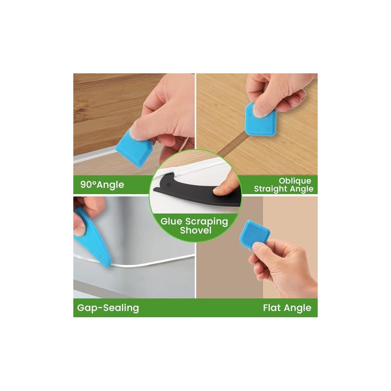 Professional Caulk Gun Kit with Caulk Remover & Silicone Sealant