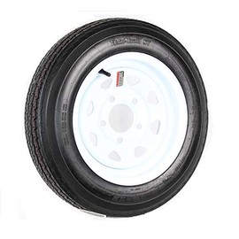 Kenda Loadstar 12in. Bias-Ply Trailer Tire and Wheel Assembly - 480-12, 5-Hole, Load Range C, Model Number DM412C-5C-I