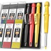 Nicpro 3 Pack CP3000 Carpenter Pencil with Sharpener, Mechanical Carpenter