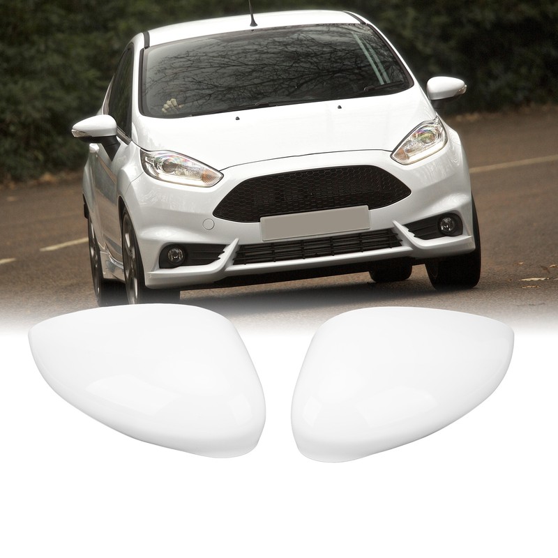 1pair Rearview Mirror Cap 1594546 White Wing Mirror Cover Cap