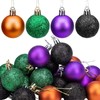 24 Pieces 30 mm Halloween Tree Baubles Mini Baubles Hanging