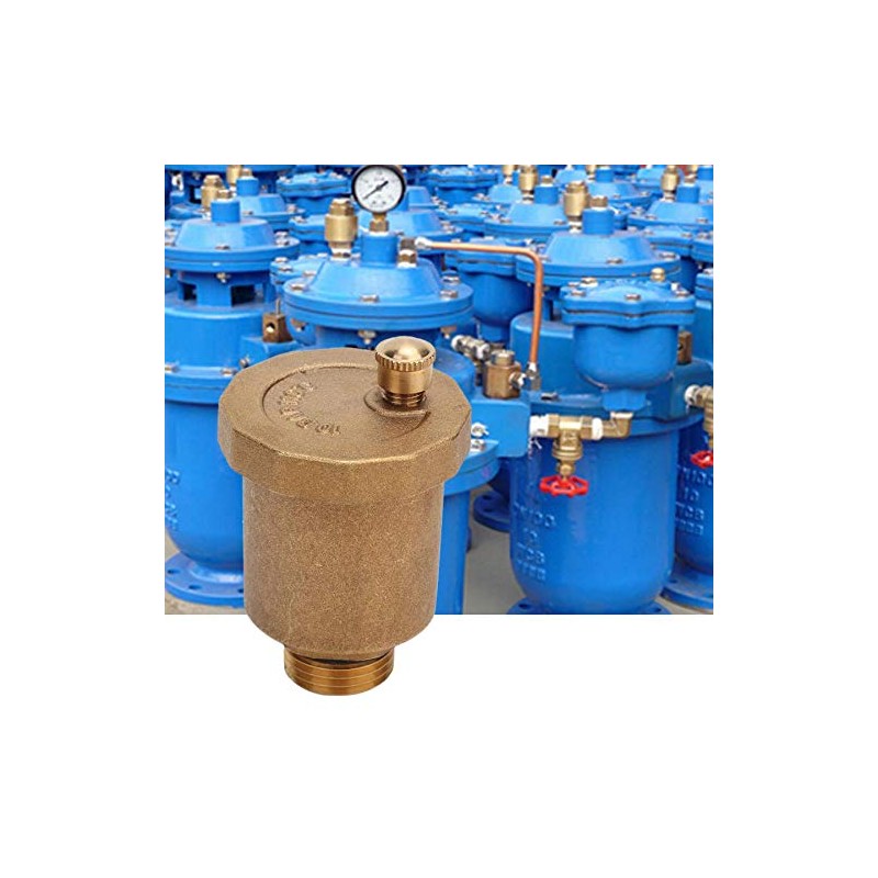 POWERTOOL Automatic Air Valve, 1pcs Brass Air Vent Valve Quick