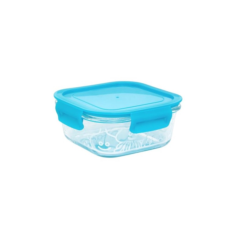 Smile Slime Glass Storage Container, Small