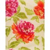 Dining Fashions Vinyl Flannel Back Tablecloth - Elegant Blossoming Floral