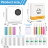 GuKKK Mini Printer, Mobile Photo Printer, Portable Mini Photo Printer,