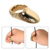 SPG Archery Thumb Ring - Hard Brass Thumb Draw Archery