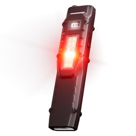 EDC Tactical Flashlight,1500 Lumen USB-C Rechargeable flashlights,Dual-Switches LED Small Flashlight with Digital Display,Stainless Steel 8 Modes Pocket Flash light for Home, Camping,and Emergency Use