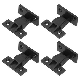 uxcell 5 Pcs Fitting Furniture Panel, 48*21*25mm Joint Bracket Push-On Clips Corner Buckle with Screws for Cabinet Wardrobe Roman Column Connection