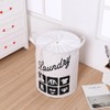 Foldable Fabric Laundry Basket Cotton Laundry Large Bag Collapsible Storage