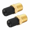 Brass Air Compressor Tank Fill Valve Heavy Duty Stable Performance