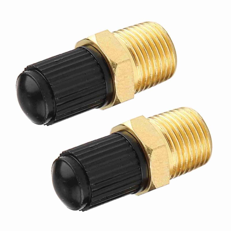 Brass Air Compressor Tank Fill Valve Heavy Duty Stable Performance