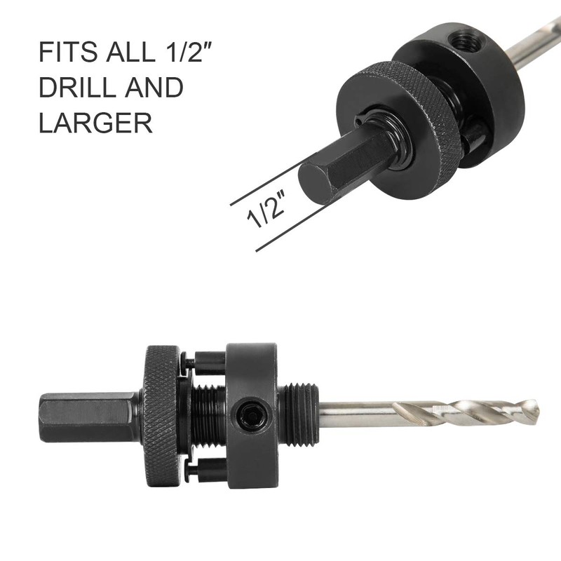 HLOFIZI 6-3/8 Hole Saw 4-3/8 Hole Saws for 4" 6"