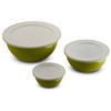 Omada Design Set of 3 Salad Bowls with Lids (0.5
